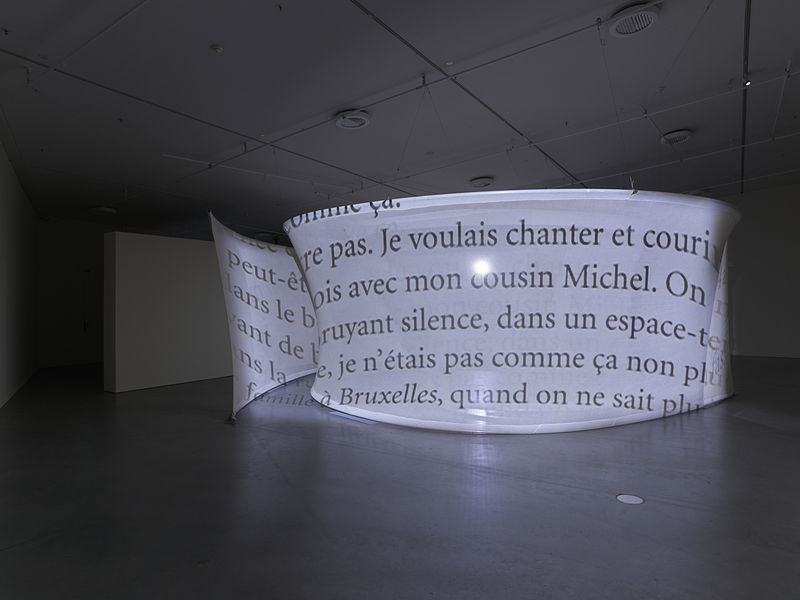 Chantal Akerman Marcher à côté de ses lacets dans un frigidaire vide, 2004