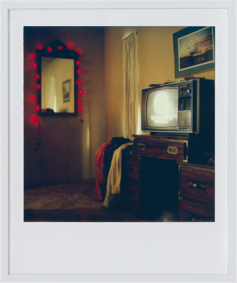 Robby Müller While shooting 'Down by Law', 1985 Polaroid 600, inkjet print fine art on cardboard Sheet: 15 5/8 x...