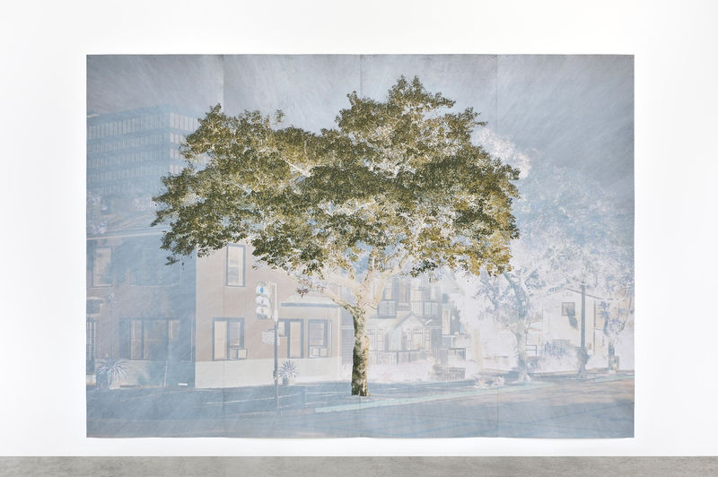 Tacita Dean Purgatory (7th Cornice), 2021 Colored pencil on Fuji Velvet paper mounted on paper 114 1/8 x 163 3/8...