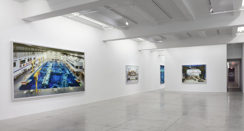An exhibition installation view from: Thomas Struth, New Works