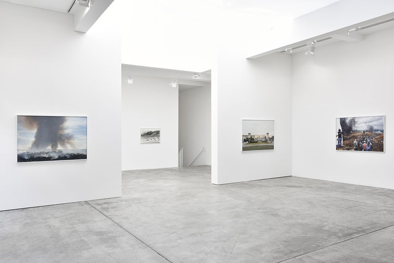 An exhibition installation view from: An-My Lê