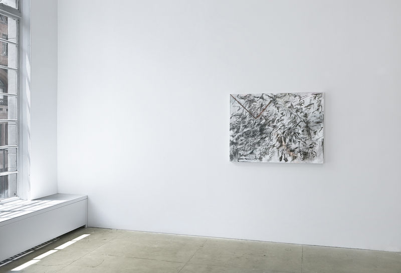 An exhibition installation view from: Julie Mehretu, Liminal Squared