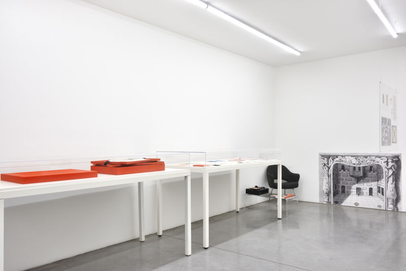 An exhibition installation view from: Tacita Dean, Monet Hates Me