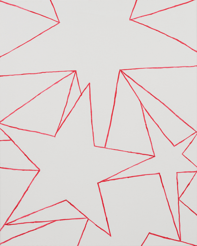 Koo Jeong A [ SS Okenite ]2021 Acrylic on linen 51 x 40.5 cm 20 1/8 x 16 in