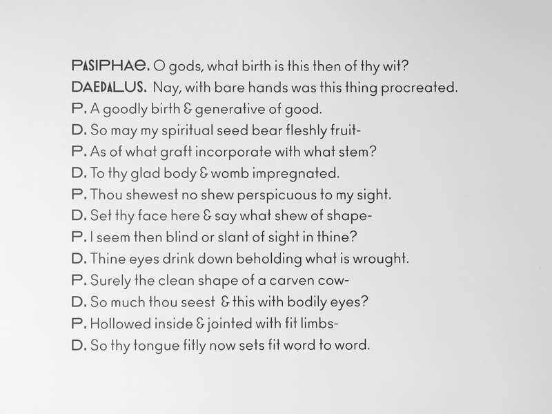 Mary Reid Kelley: Swinburne’s Pasiphae, Pilar Corrias, London, 9 September - 4 October 2014