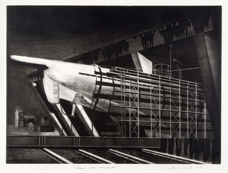 Michael Sandle Submarine under construction, 1976