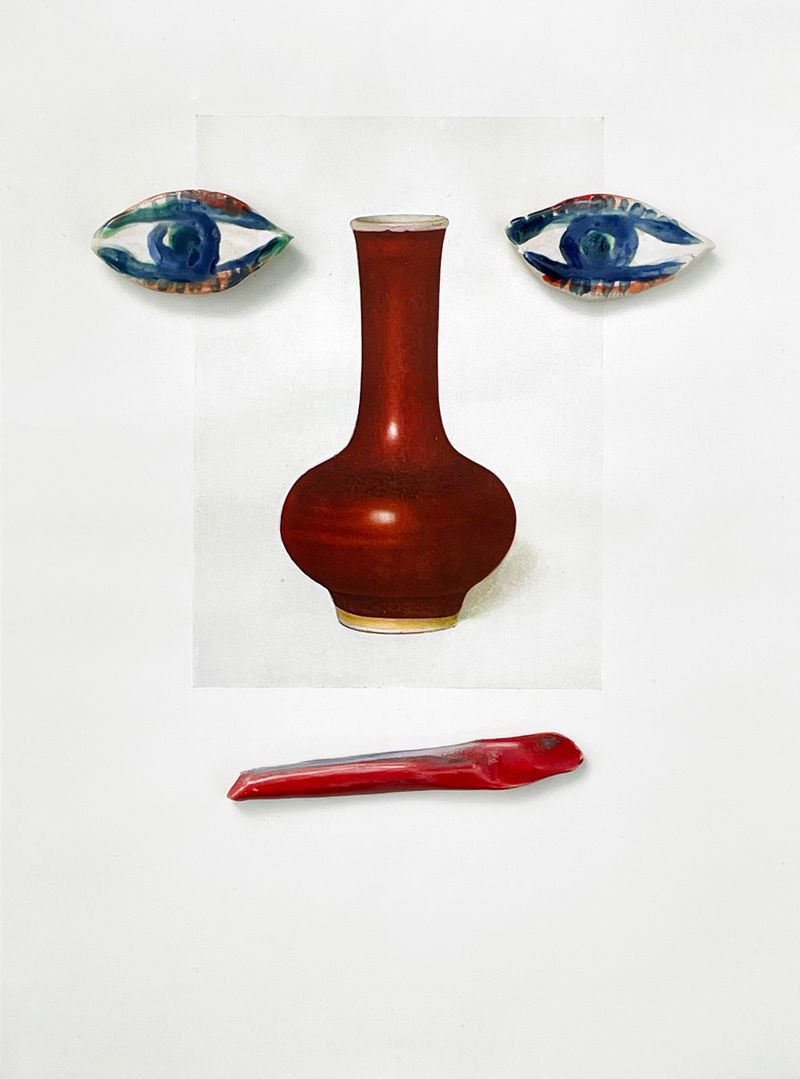 Julie Cockburn Eyes, Nose, Mouth 3, 2022