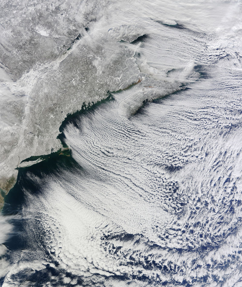 Michael Benson North Atlantic Clouds, Terra, January 24, 2011, 2016