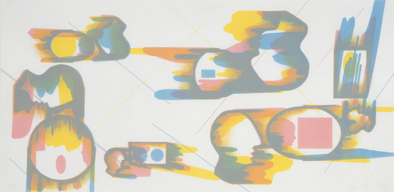 Bernard Cohen Six Images for J, Sixth Image for J, 1976