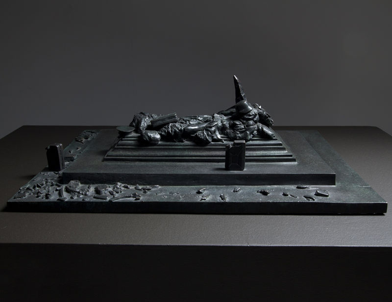 Michael Sandle, Untergang des Dritten Reichs (The end of the Third Reich),, 1980