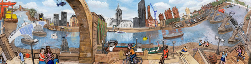 Jiro Osuga, The River, 3. Putney Bridge to Albert Bridge, 2019