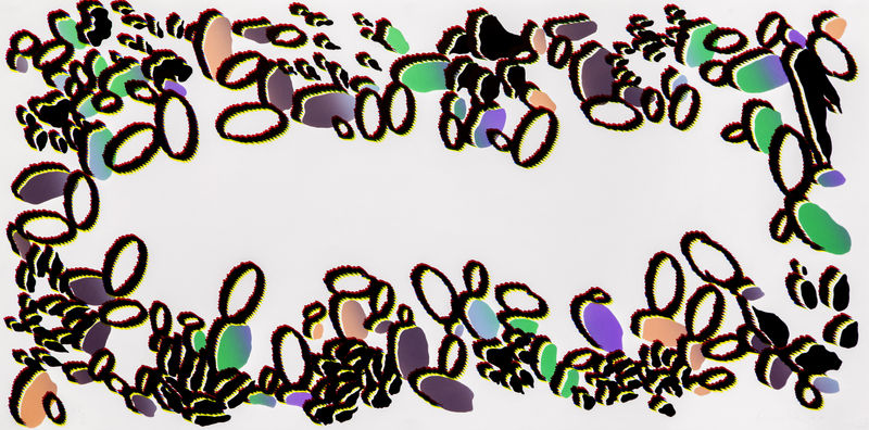 Bernard Cohen Six Images for J, Second Image for J, 1976