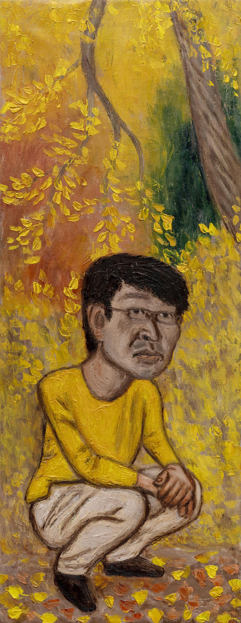 Jiro Osuga, Squatting Man, 2019