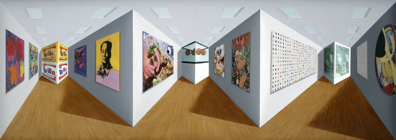 Patrick Hughes Andy, Jeff, Damien, 2008