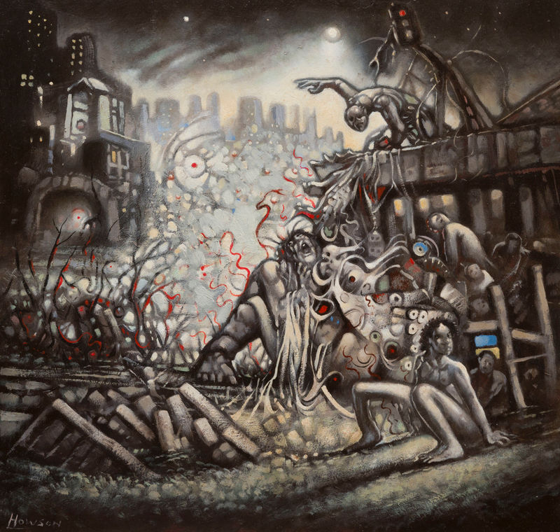 Peter Howson Abyssus Abyssum Invocat (One Deprevity Leads to Another), 2022
