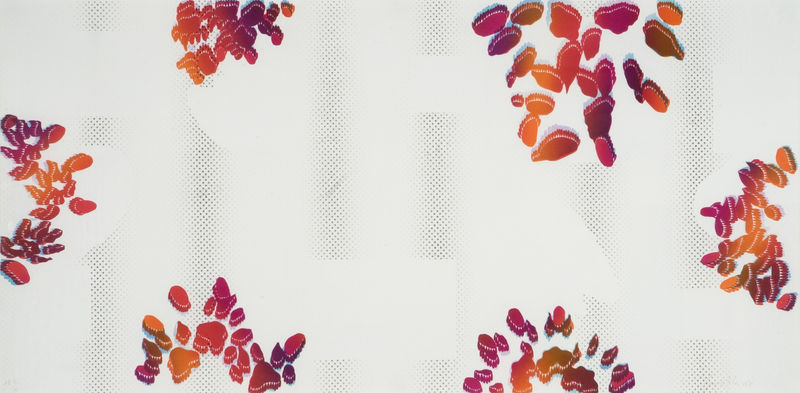 Bernard Cohen Six Images for J, Fourth Image for J, 1976