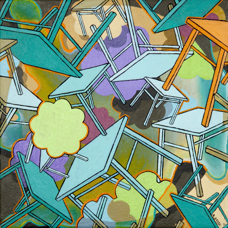 Adam Green The one with the orange table, 2015