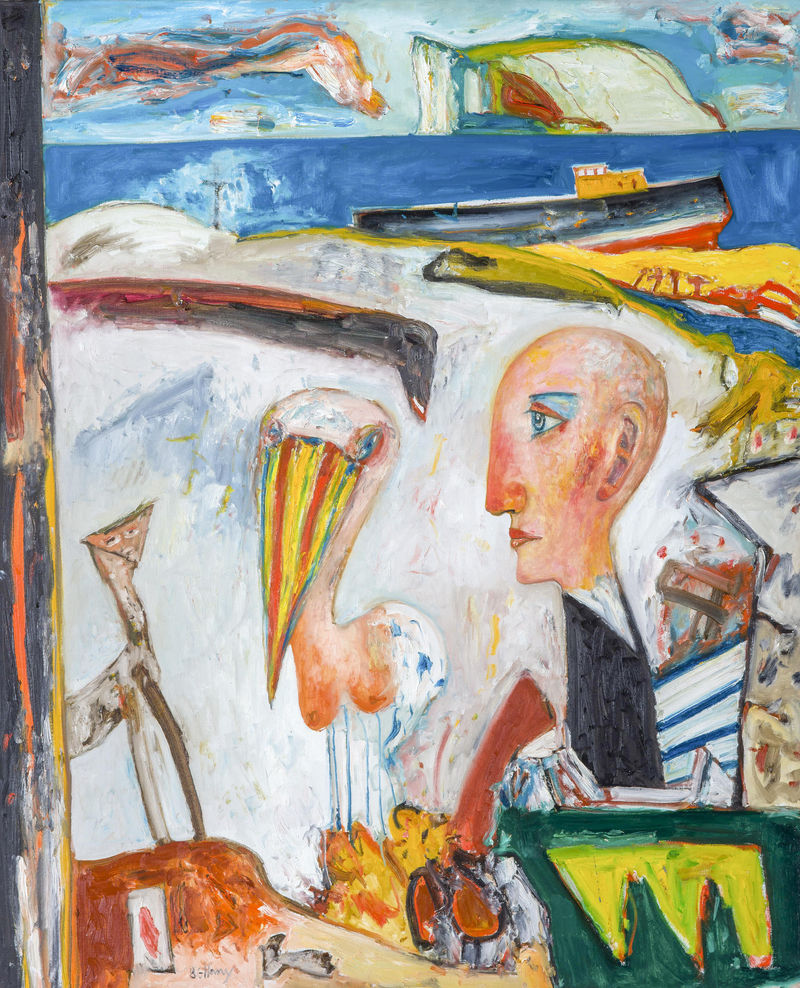 John Bellany Untitled (Bass Rock II), 1990s