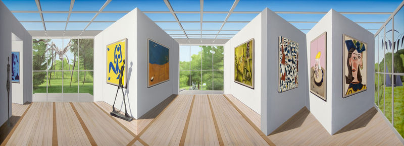 Patrick Hughes The Beyeler and Beyond, 2015