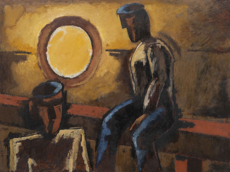 Josef Herman The Big Sun, 1982