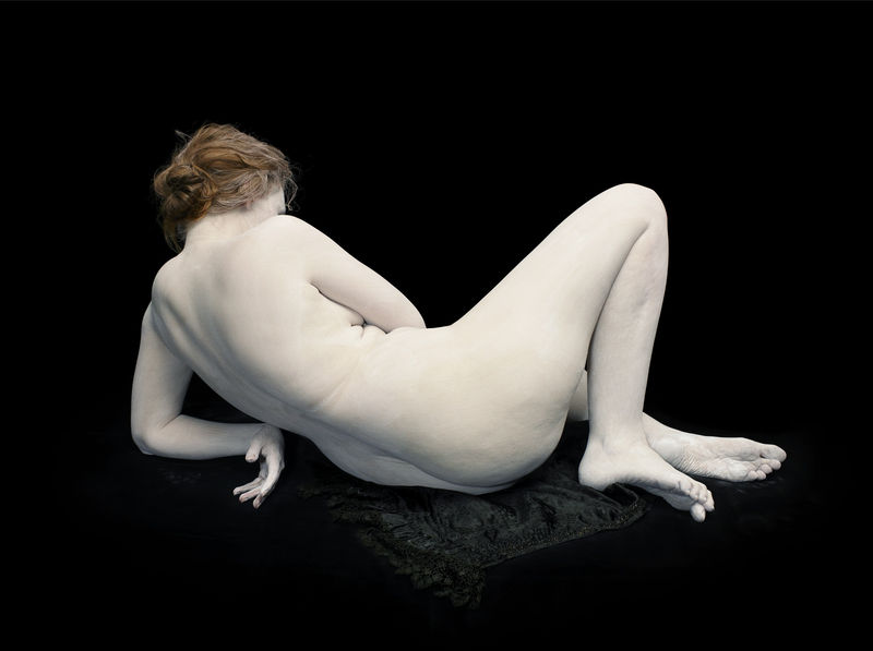 Nadav Kander Audrey with toes and wrist bent, 2011