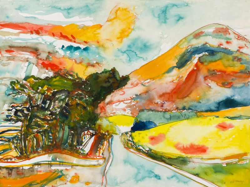 John Bellany Landscape, c.1990