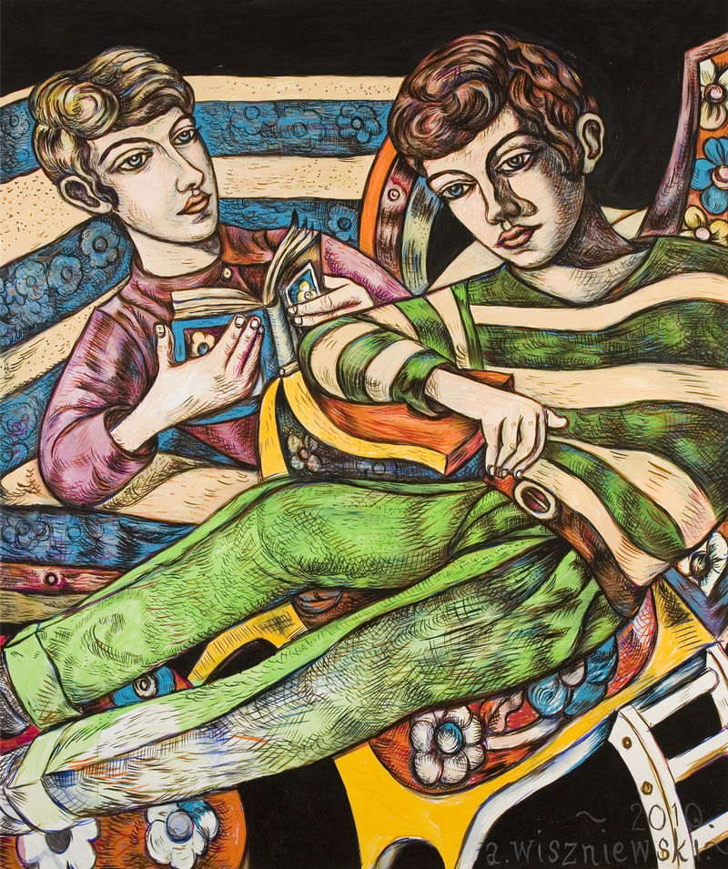 Adrian Wiszniewski Reading Allowed, 2010