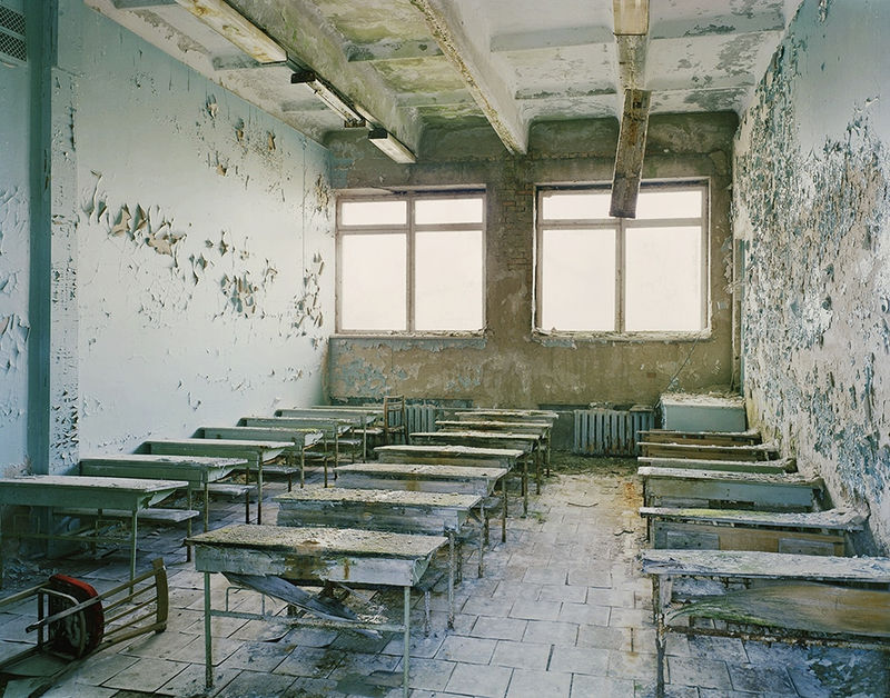 Nadav Kander Classroom, Junior School No.2, Pripyat, Ukraine, 2004