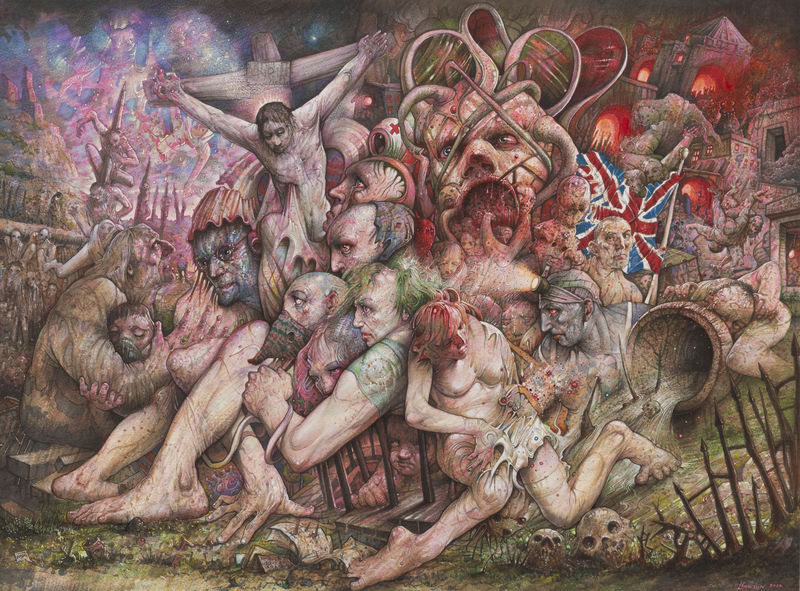 Peter Howson 2. Fides Punica (Punic Faith), 2022