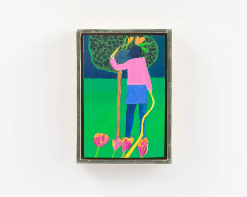 Tom Hammick Night Watering (study), 2024