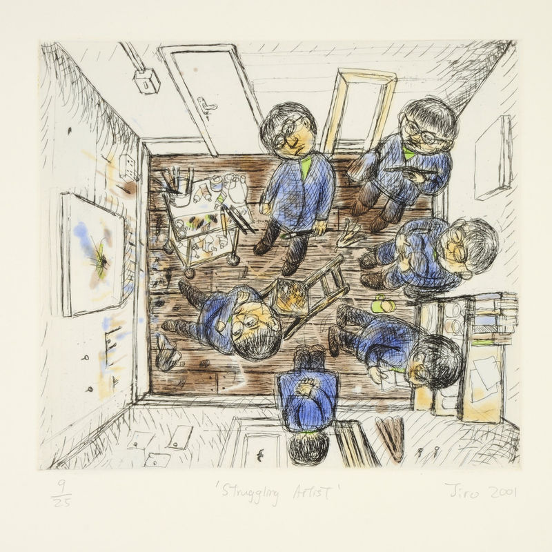 Jiro Osuga Struggling Artist, 2001