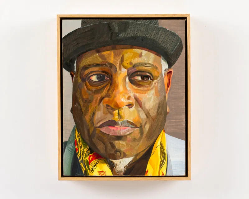 James Hague Man in Black Hat, 2024