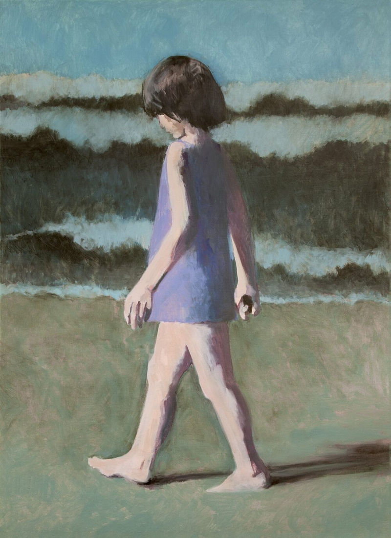 Claerwen James Self portrait when young , 2013