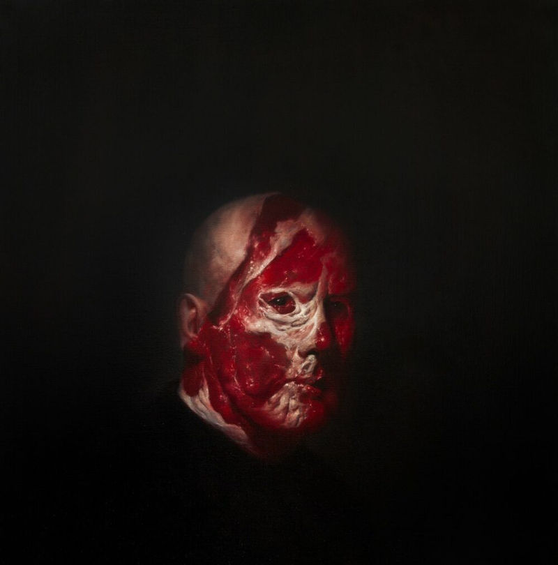 Ken Currie Unmasked Man, 2012