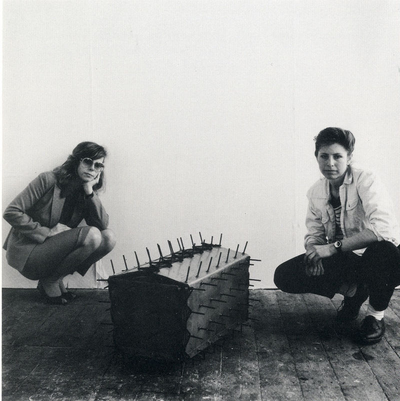 Cathy de Monchaux and Philippa Beale, 1988, by Isabelle Blondiau