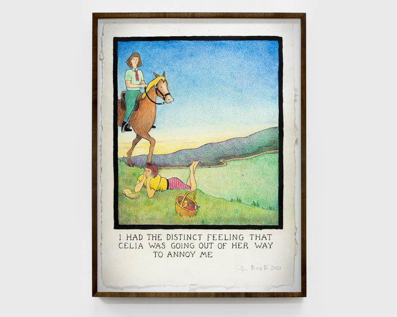 Glen Baxter I Had the Distinct Feeling That Celia Was Going Out of Her Way to Annoy Me, 2021