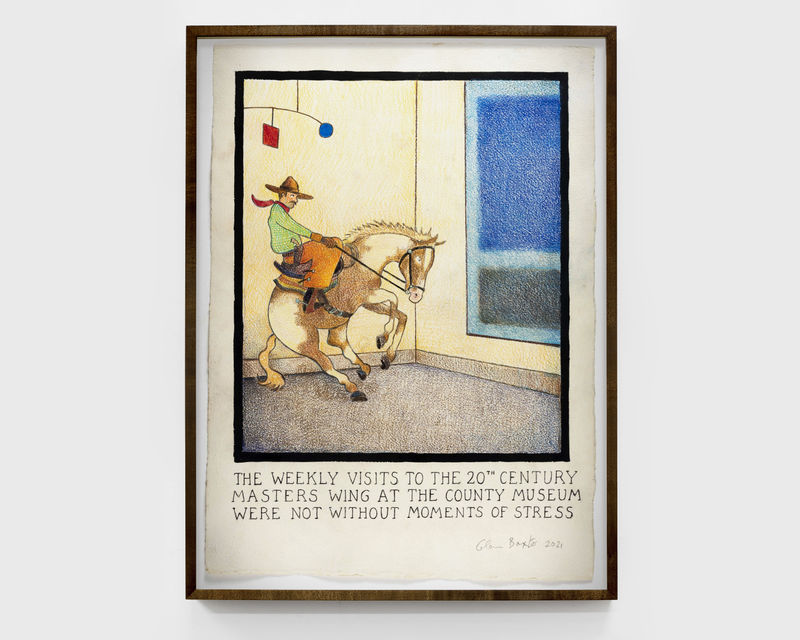 Glen Baxter The Weekly Visits to the 20th Century Masters Wing at the County Museum Were Not Without Moments of...