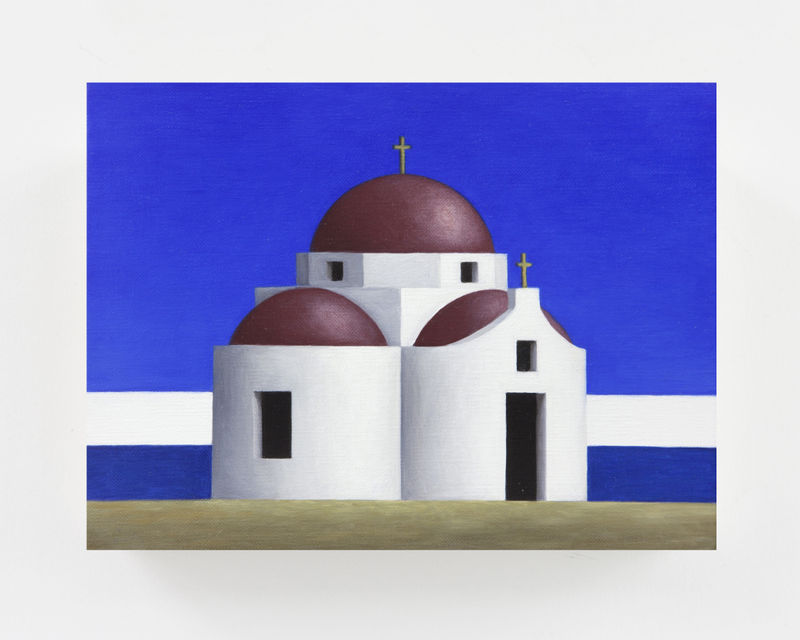 Renny Tait Red Domes Mykanos, 2015