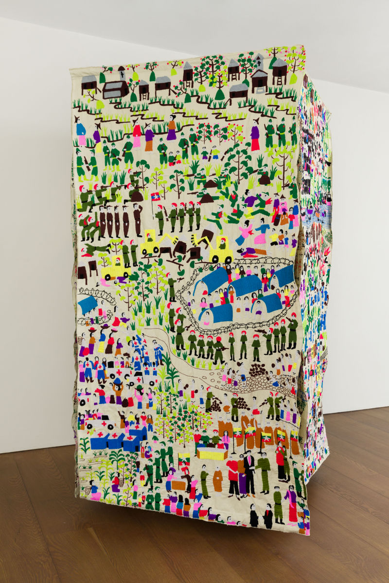 Jakkai Siributr IDP Story Cloth (Set of 4), 2016