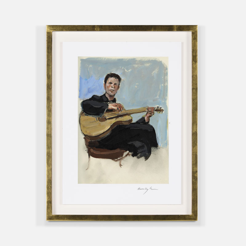 Bob Dylan Jazz Guitar Player