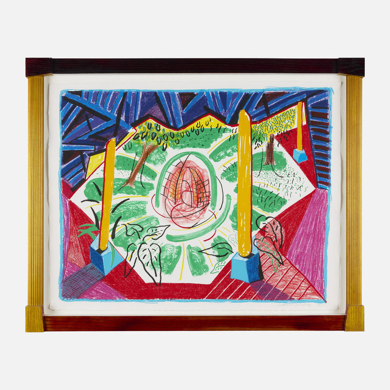 David Hockney Views of Hotel Well II