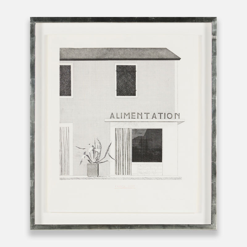 David Hockney French Shop