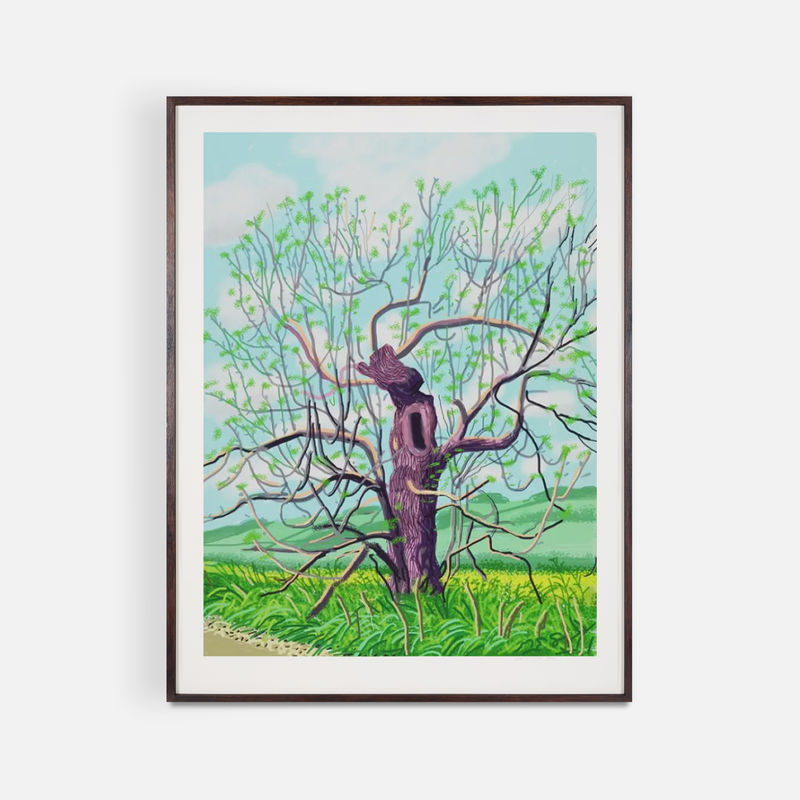 David Hockney The Arrival of Spring in Woldgate, East Yorkshire, 18th May 2011