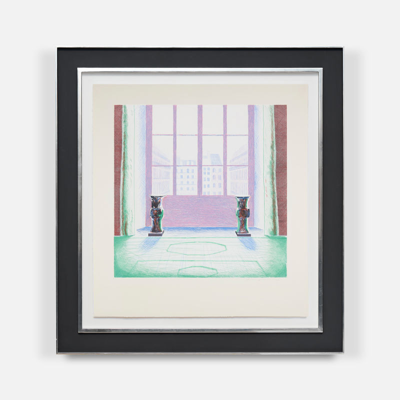 David Hockney Two Vases in the Louvre