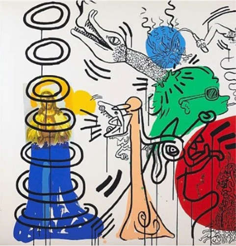 Keith Haring, Fertility Suite Untitled 4, 1983 | Maddox Gallery