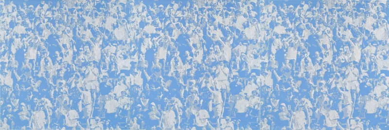 Wayne Gonzales Cheering Crowd, 2007