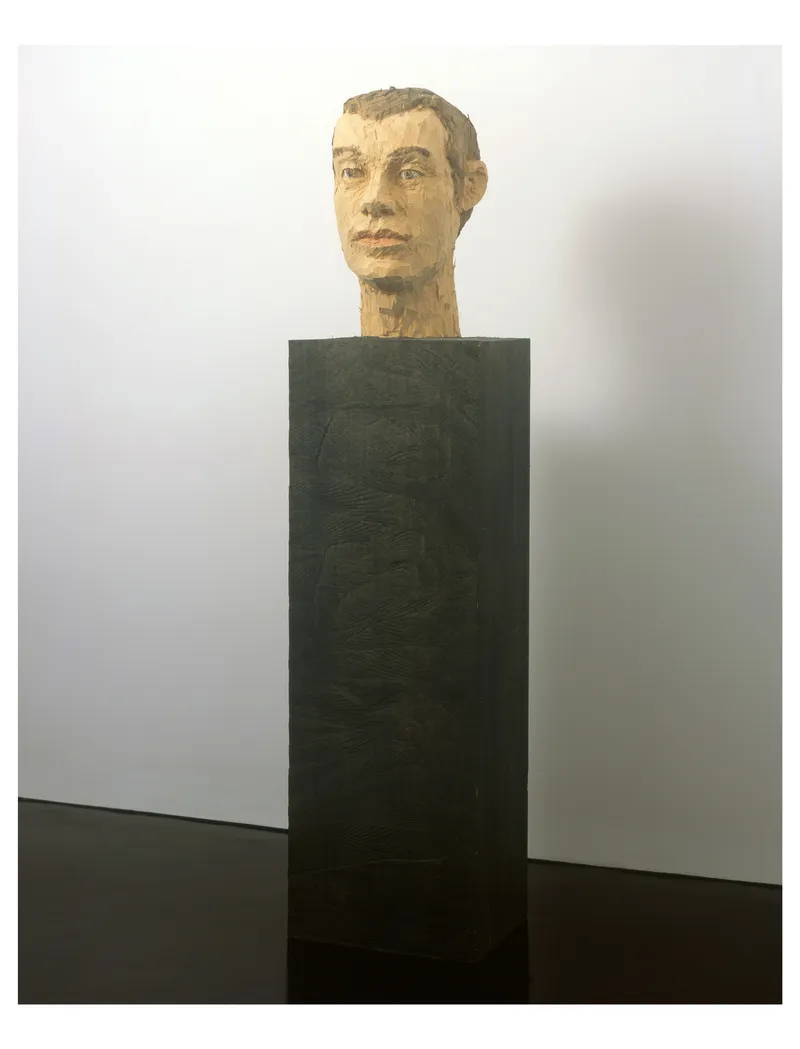 Stephan Balkenhol Untitled (Male Head), 2005
