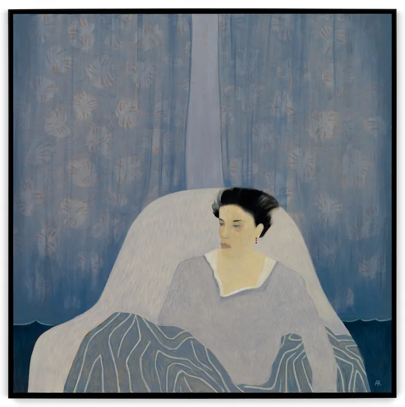 Anne Rothenstein Red Earring, 2025