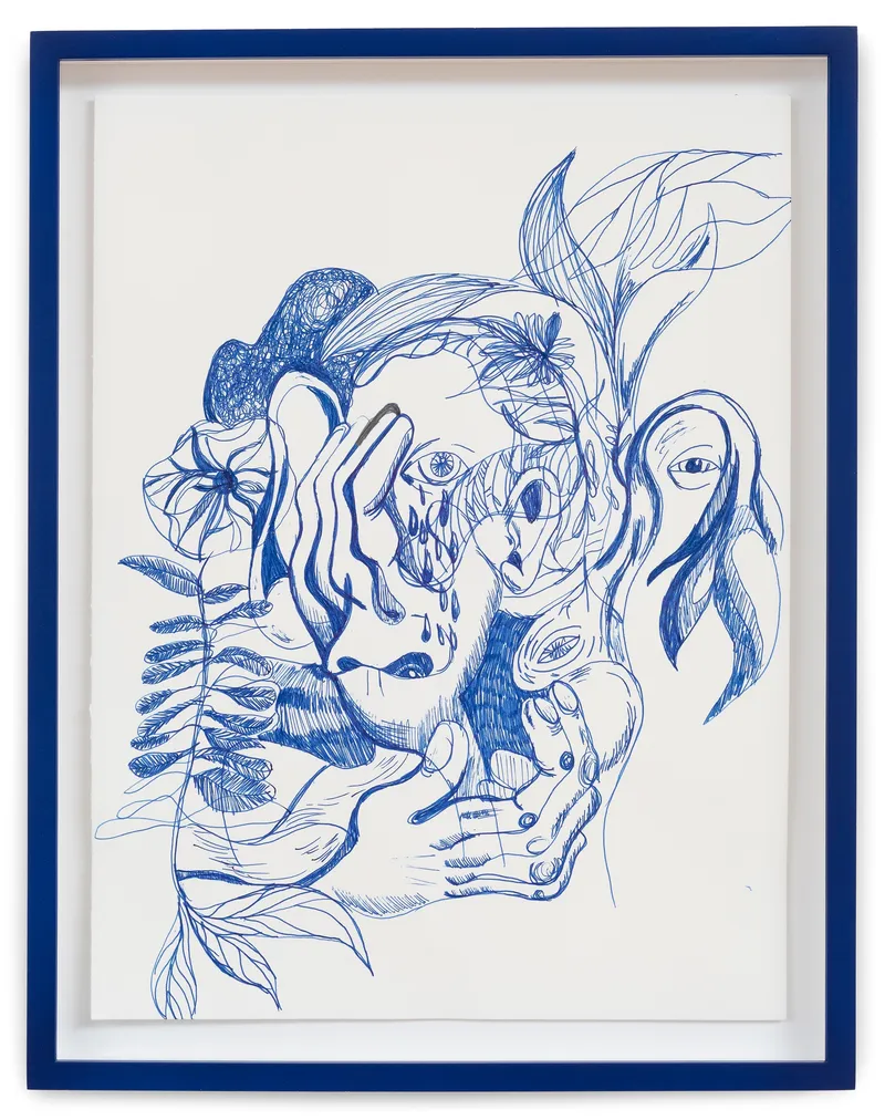 Woody De Othello untitled pen study 3, 2024