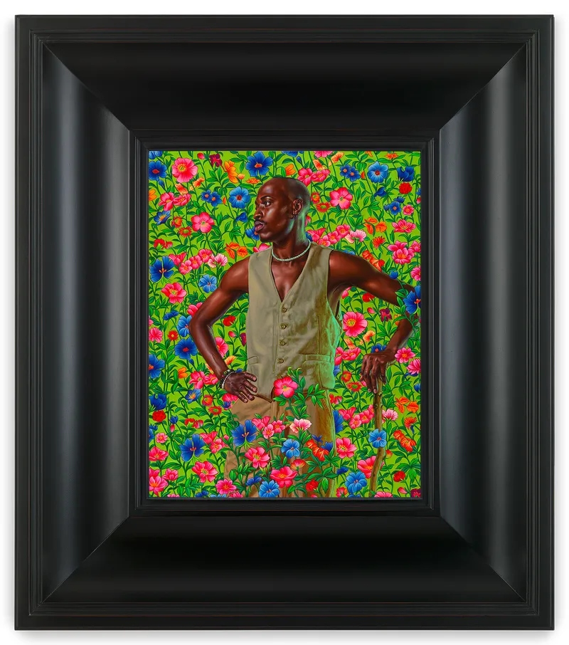Kehinde Wiley Portrait of Adisa Oluwatobi Il, 2024
